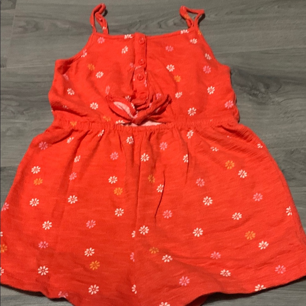 Old Navy Red Floral Kids romper*